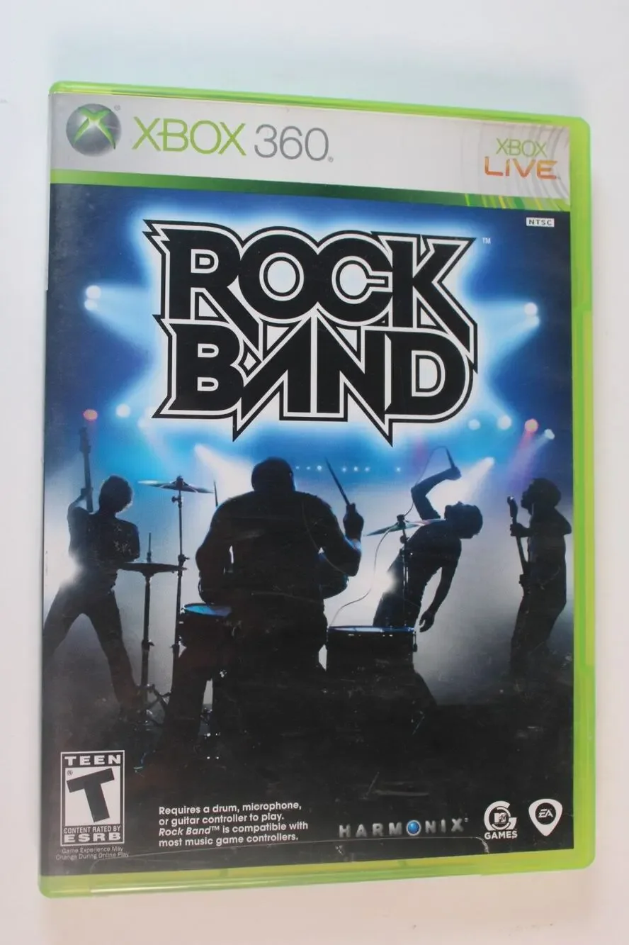 Rock Band (Microsoft Xbox 360) Authentic, Complete, Tested/works
